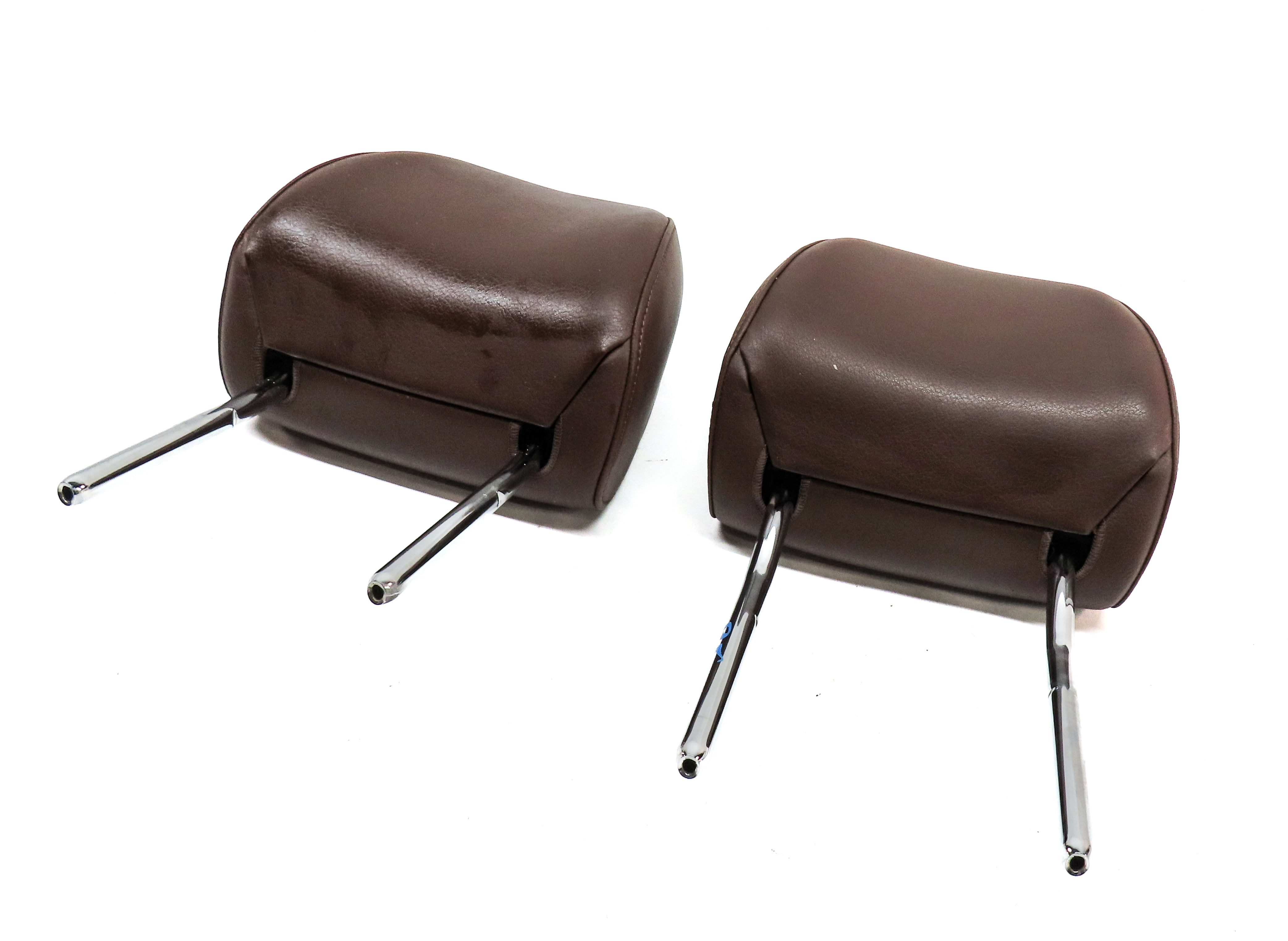 13-17 AUDI Q3 Q5 SQ5 (B8 8R 8U) FRONT LEFT & RIGHT SEAT HEADREST SET-2 (Brown) — exact item pictured